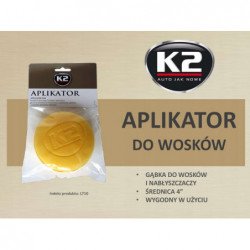 K2 Aplikator gąbkowy  do nakładania wosku,  nabłyszczaczy,  dressingów