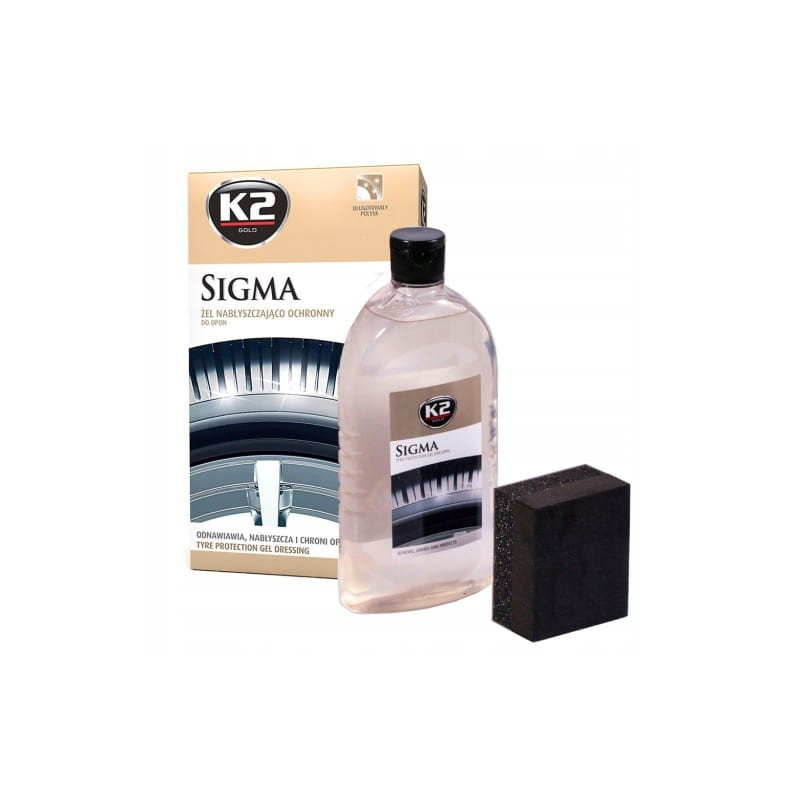 K2 SIGMA ŻEL ŚRODEK DO OPON PLASTIKU 500 ML