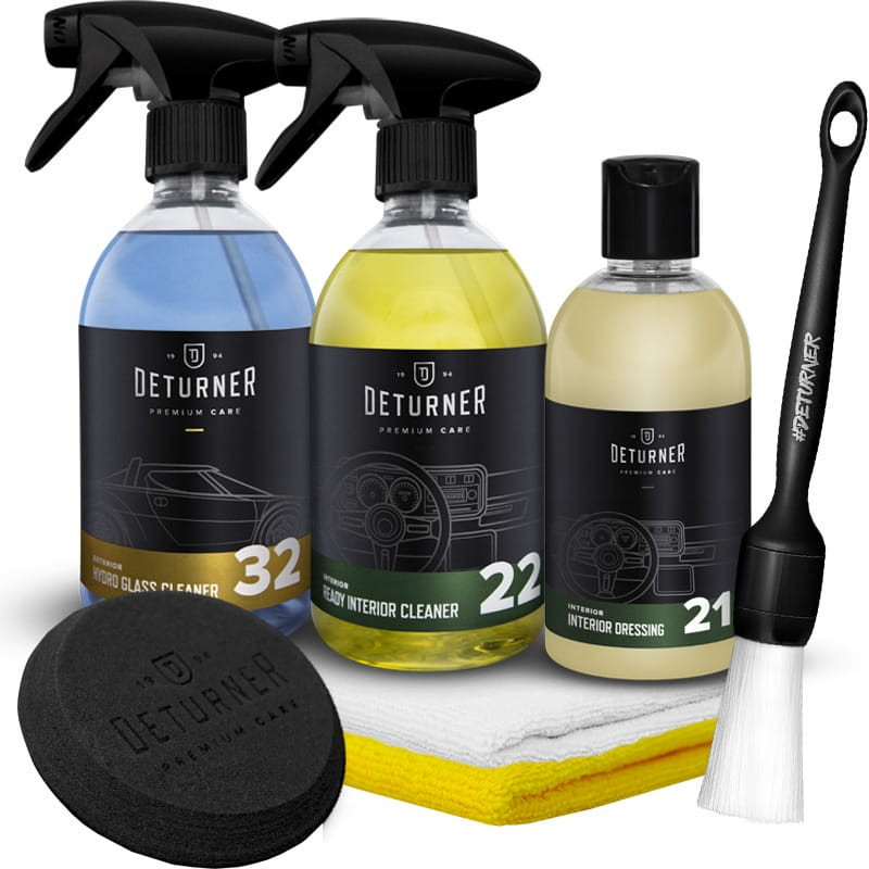 DETURNER ZESTAW DO WNĘTRZA AUTA PLASTIKU