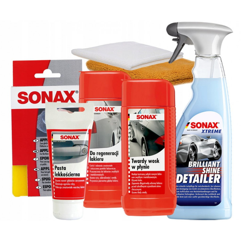 SONAX ZESTAW DO REGENERACJI PIELĘGNACJI LAKIERU