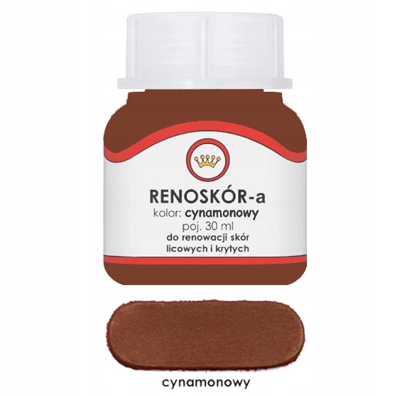 RENOSKÓR FARBA LAKIER DO SKÓRY CYNAMONOWY