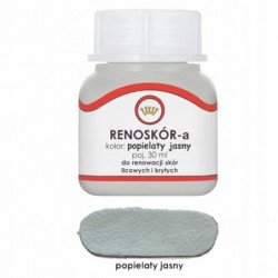 RENOSKÓR zestaw renowacja skóry POPIELATY JASNY