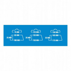 ADBL ROLLER PAD gąbka polerska DA 75mm HARD CUT