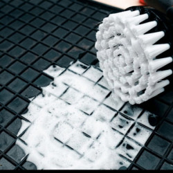 K2 BRILL szczotka na wiertarkę do tapicerki 10cm