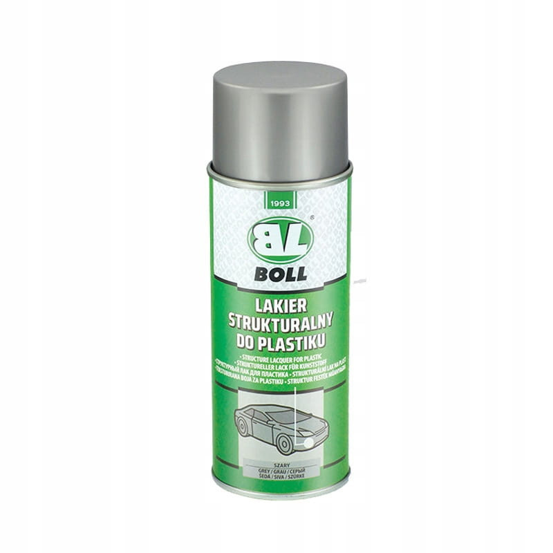 BOLL lakier strukturalny do plastiku SZARY 400ml