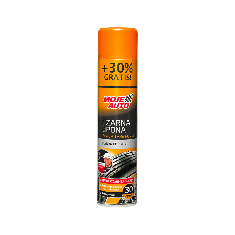 Moje Auto Black Tyre Foam - Pianka do pielęgnacji opon w sprayu 520ml