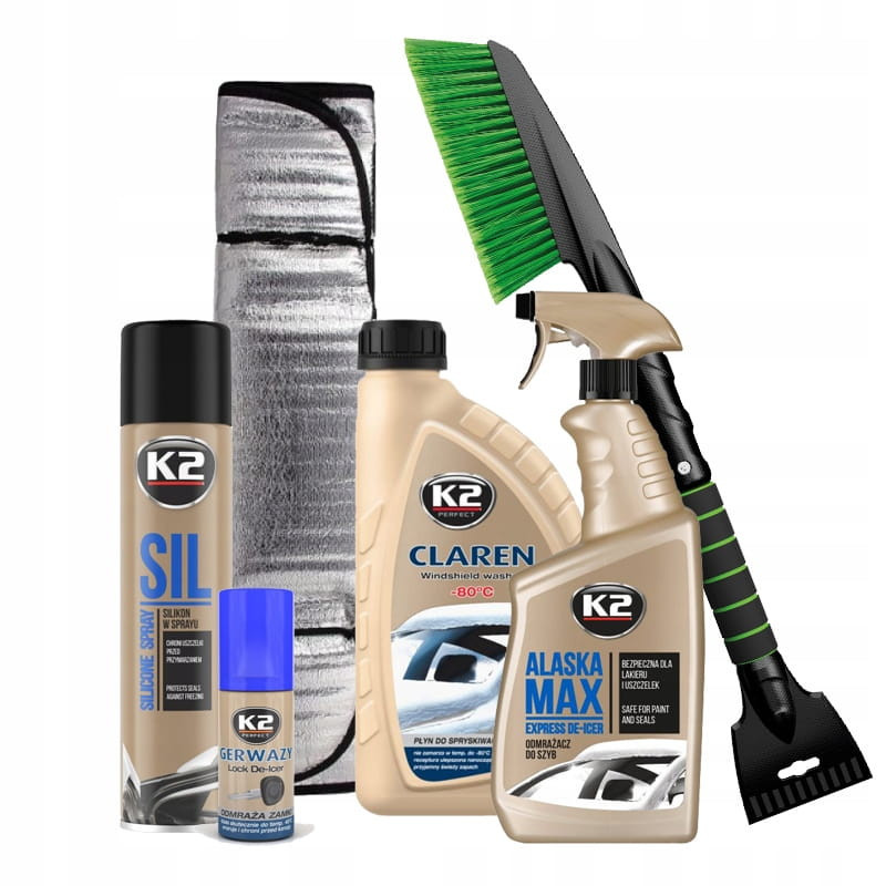 K2 ZIMOWY ZESTAW PODSTAWOWY SKROBACZKA SZCZOTKA
