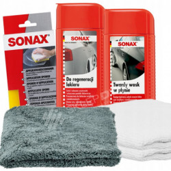 SONAX zestaw regeneracja lakieru zabezpieczanie