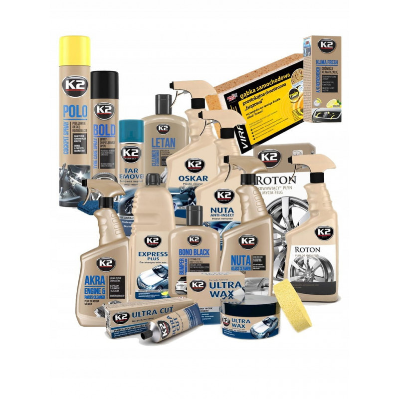 Zestaw kosmetyków do tapicerki skórzanej K2