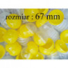 Kapsuła pusta 67mm ŻÓŁTA 50 szt
