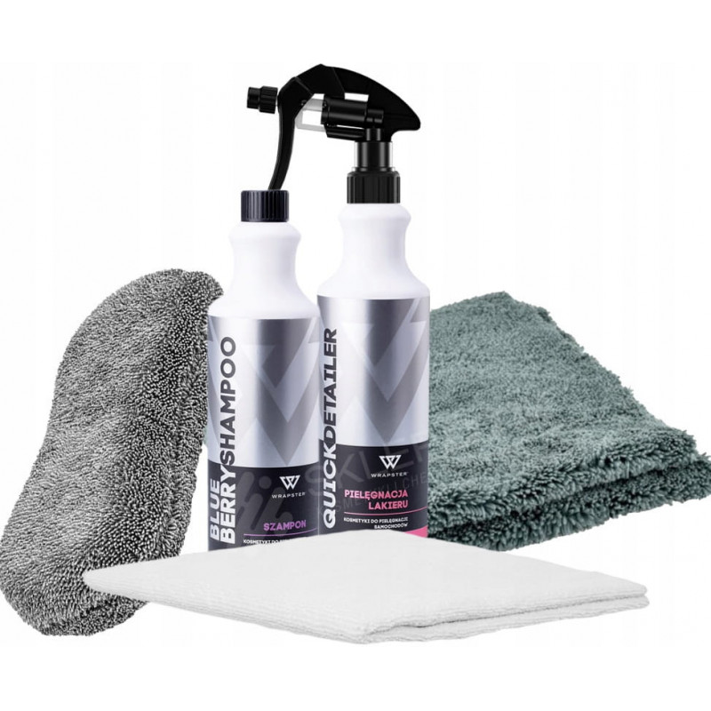 WRAPSTER zestaw kosmetyków Szampon Quick Detailer