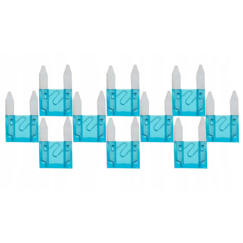 BEZPIECZNIKI BEZPIECZNIK PŁYTKOWY MINI 15A 10szt