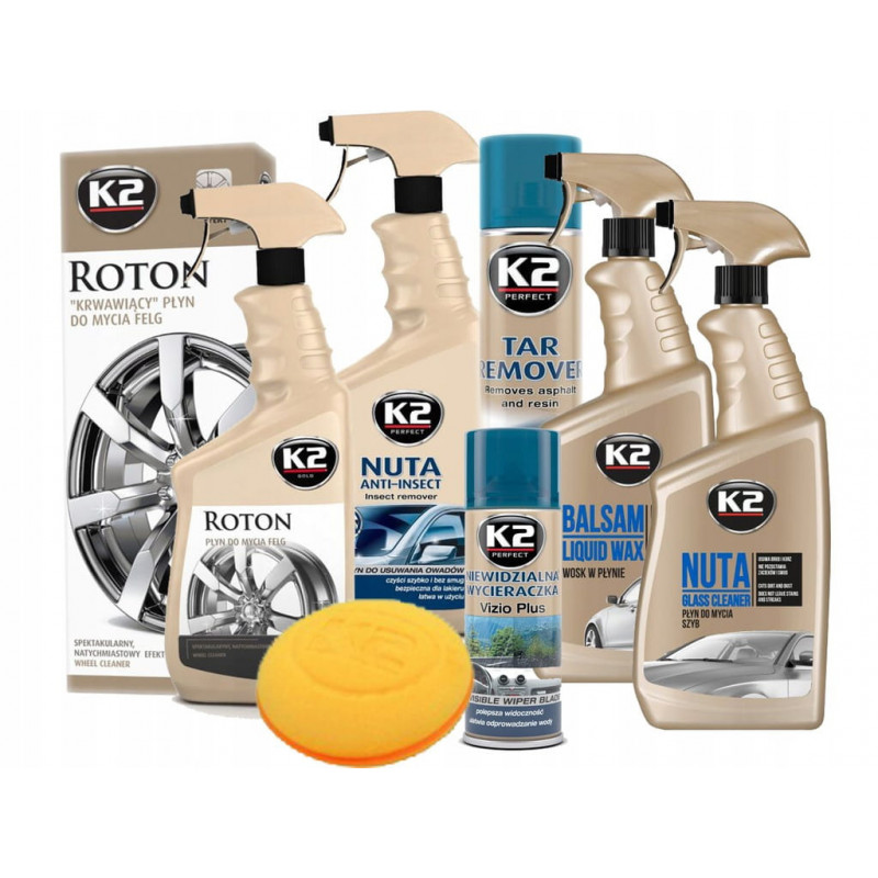 K2 ZESTAW KOSMETYKÓW SAMOCHODOWYCH+GRATIS !!!