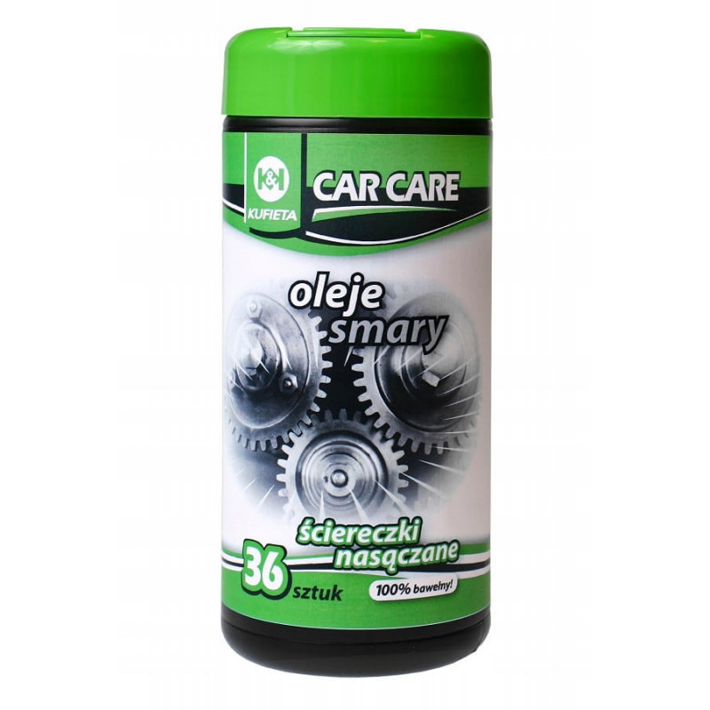 CHUSTECZKI SILNE ZABRUDZENIA OLEJE SMARY 36szt