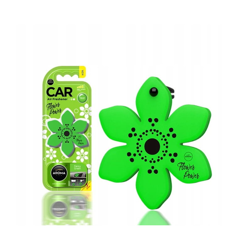 FLOWER FANCY GREEN POLIMER ZAPACH SAMOCHODOWY