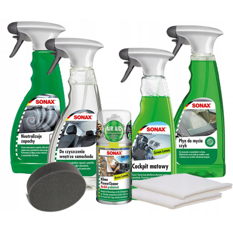 SONAX DO KLIMATYZACJI USUWANIA ZAPACHÓW TAPICERKI