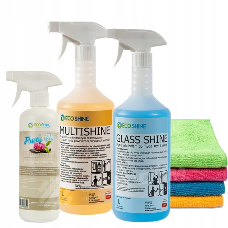 Ecoshine SHINE zestaw chemii domowej SPA RELAKS