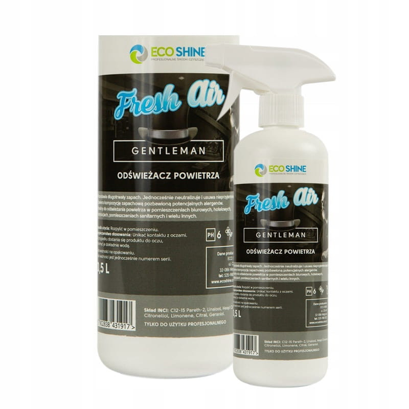 Ecoshine zapach GENTLEMAN odświeżacz shine 500ml