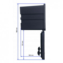 Skrzynka narzędziowa z mocowaniem Daken Just 826