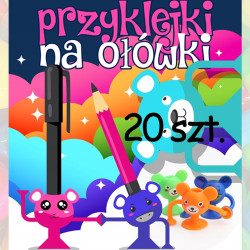 20 szt PRZYKLEJKI NA OŁÓWKI...